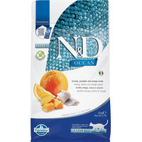 Produktbild von Farmina N&D Ocean Katzenfutter Adult Hering Getreidefrei 300 g - 300 g