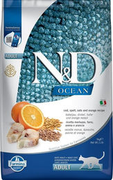Farmina N&D Ocean Katzenfutter Adult Kabeljau 5 kg - 5 kg – Bild 1 von 8