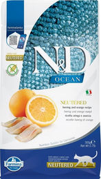 Farmina N&D Ocean Katzenfutter Hering und Orange Adult Sterilisiert Getreidefrei 300g - 300 g – Bild 1 von 3