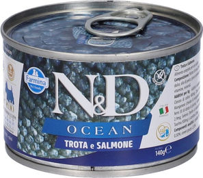 Farmina N&D Ocean Nassfutter für kleine Hunde Adult Getreidefrei und Glutenfrei 140g – Bild 1 von 4