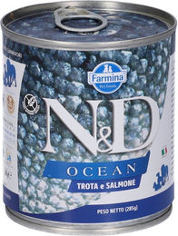 Farmina N&D Ocean Nassfutter Hund Adult Fisch Getreidefrei und Glutenfrei 285g – Bild 1 von 4