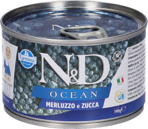 Farmina N&D Ocean Nassfutter Hund Adult Mini Getreidefrei und Glutenfrei 140g Dose – Bild 1 von 4