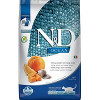 Produktbild von Farmina N&D Ocean Trockenfutter Hering für adulte Katzen getreidefrei 50 g