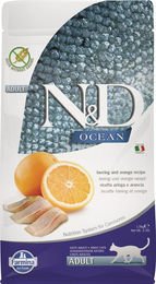 Farmina N&D Ocean Trockenfutter Hering für adulte Katzen getreidefrei 50 g – Bild 1 von 1