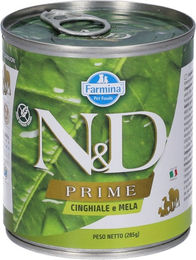 Farmina N&D Prime Adult Mini Hund Nassfutter Wildschwein Hering Huhn Getreidefrei Glutenfrei 285 g – Bild 1 von 5