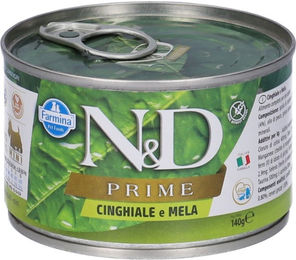 Farmina N&D Prime Hund Nassfutter Mini Adult Wildschwein & Huhn Pastete Getreidefrei 140g – Bild 1 von 6