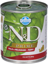 Farmina N&D Prime Hundewelpe Große Rassen Nassfutter Huhn & Hering Stückchen in Sauce 285 g getreidefrei glutenfrei – Bild 1 von 6