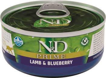 Farmina N&D Prime Katzenfutter Lamm Paté für erwachsene Katzen getreidefrei 70 g – Bild 1 von 2