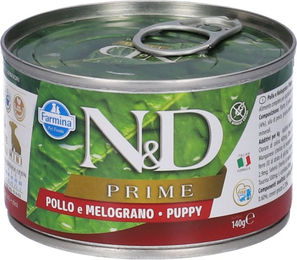 Farmina N&D Prime Nassfutter für Welpen Mini Huhn & Granatapfel Getreidefrei 140g – Bild 1 von 4