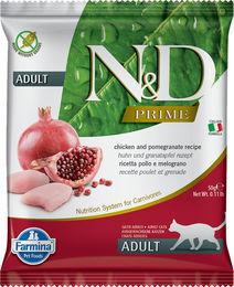 Farmina N&D Prime Trockenfutter Huhn und Hering getreidefrei und glutenfrei für adulte Katzen 50 g – Bild 1 von 1