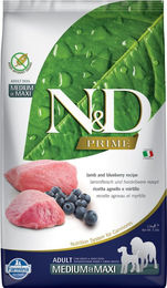 Farmina N&D Prime Trockenfutter Hund Adult Medium & Maxi Lamm Getreidefrei und Glutenfrei 2,5 kg - 2,5 kg – Bild 1 von 7