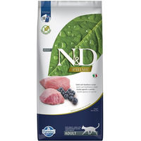 Produktbild von Farmina N&D Prime Trockenfutter Lamm und Hering für erwachsene Katzen getreidefrei und glutenfrei 10 kg - 10 kg