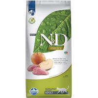 Produktbild von Farmina N&D Prime Trockenfutter Wildschwein & Apfel für erwachsene Katzen getreidefrei und glutenfrei 10 kg - 10 kg