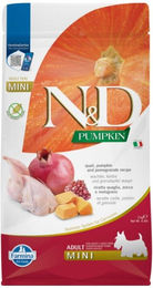 Farmina N&D Pumpkin Adult Mini Pellets Hundefutter Wachtel Kürbis Granatapfel getreidefrei 2 kg - 2 kg – Bild 1 von 2
