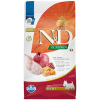 Produktbild von Farmina N&D Pumpkin Adult Mini Pellets Hundefutter Wachtel Kürbis Granatapfel getreidefrei 2 kg - 2 kg