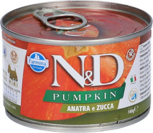 Farmina N&D Pumpkin Bio Nassfutter Hund Adult Mini Getreidefrei Glutenfrei 140g – Bild 1 von 4