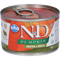 Produktbild von Farmina N&D Pumpkin Bio Nassfutter Hund Adult Mini Getreidefrei Glutenfrei 140g