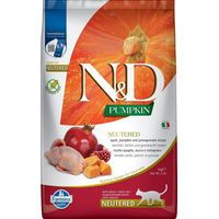 Produktbild von Farmina N&D Pumpkin Geflügel und Hering Katzenfutter Adult Sterilisiert Getreidefrei 10 kg - 10 kg