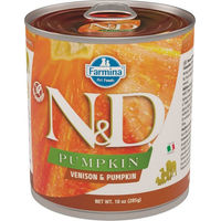 Produktbild von Farmina N&D Pumpkin Hirsch und Kürbis Adult Nassfutter Pastete Getreidefrei 285 g