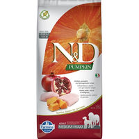 Produktbild von Farmina N&D Pumpkin Hund Adult Medium Maxi Huhn Trockenfutter 2x12kg - 2 x 12 kg