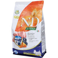 Produktbild von Farmina N&D Pumpkin Hund Adult Mini Trockenfutter Lamm & Heidelbeere Getreidefrei Glutenfrei 2500g - 2,5 kg
