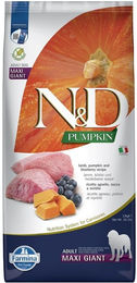 Farmina N&D Pumpkin Hundefutter Adult Giant Maxi Lamm und Blaubeere Getreidefrei Glutenfrei 12 kg - 12 kg – Bild 1 von 4