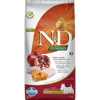 Produktbild von Farmina N&D Pumpkin Hundefutter Huhn Adult Mini 2x7kg
