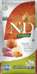 Produktbild von Farmina N&D Pumpkin Hundefutter Wildschwein Adult Medium Maxi Getreidefrei 24kg