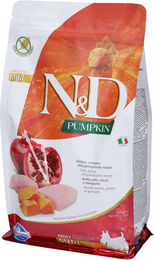 Farmina N&D Pumpkin Hundetrockenfutter Huhn Mini Adult Getreidefrei Glutenfrei 800g - 800 g – Bild 1 von 8