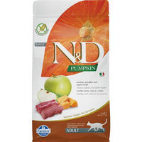 Produktbild von Farmina N&D Pumpkin Katzenfutter Adult Hirsch Getreidefrei 1,5kg - 1,5 kg