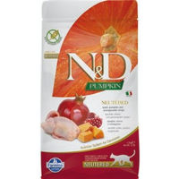 Produktbild von Farmina N&D Pumpkin Katzenfutter Adult Sterilisiert Geflügel und Hering Getreidefrei 1,5 kg - 1,5 kg