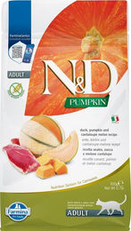 Farmina N&D Pumpkin Katzenfutter Ente & Melone Adult Getreidefrei 300 g - 300 g – Bild 1 von 12