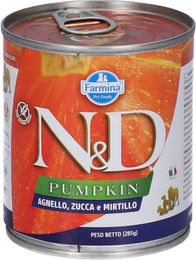 Farmina N&D Pumpkin Lamm, Kürbis & Heidelbeere Nassfutter für kleine Hunde Adult Getreidefrei und Glutenfrei 285g - 285 g – Bild 1 von 6