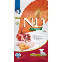Produktbild von Farmina N&D Pumpkin Puppy Mini Hundefutter Trockenfutter Huhn Kürbis und Granatapfel getreidefrei 2,5 kg - 2,5 kg