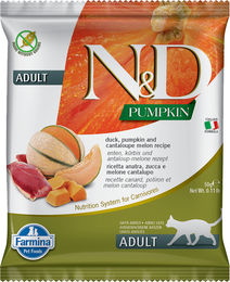 Farmina N&D Pumpkin Trockenfutter Ente und Hering für adulte Katzen 50g – Bild 1 von 1