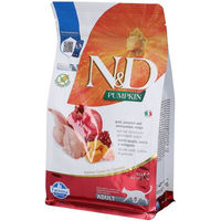 Produktbild von Farmina N&D Pumpkin Trockenfutter für Katzen Adult Wachtel Lamm Getreidefrei und Glutenfrei 300 g - 300 g