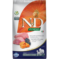 Produktbild von Farmina N&D Pumpkin Trockenfutter Hund Adult Medium & Maxi Lamm mit Kürbis und Blaubeere Getreidefrei 2,5 kg - 2,5 kg