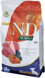 Farmina N&D Pumpkin Trockenfutter Lamm & Heidelbeere Puppy Mini Getreidefrei für Welpen - 800 g – Bild 1 von 4
