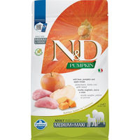 Produktbild von FARMINA N&D Pumpkin Wildschwein und Apfel Hundefutter Adult Medium & Maxi Getreidefrei 2.5 kg - 2,5 kg