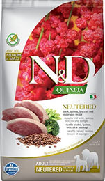 Produktbild von Farmina N&D Quinoa Adult Medium Pellets Hundefutter Ente Light 2,5 kg - 2,5 kg