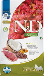 Produktbild von Farmina N&D Quinoa Adult Mini Pellets Hundefutter Ente und Kokosnuss Getreidefrei 800 g - 800 g