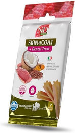 Farmina N&D Quinoa Dental Treat Ente Hypoallergen Zahnpflege-Snack für Welpen 100 g - 7 x 100 g – Bild 1 von 2