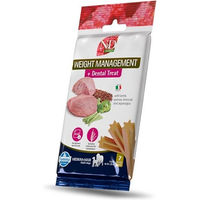 Produktbild von Farmina N&D Quinoa Dental Treat Lamm Weight Management Zahnpflege-Leckerli für mittelgroße und große Hunde 100 g - 7 x 100 g