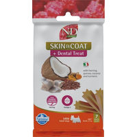 Produktbild von Farmina N&D Quinoa Dental Treat Skin & Coat Hering Zahnpflege-Leckerli für kleine Hunde Adult Mini 60 g - 60 g