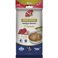 Produktbild von Farmina N&D Quinoa Digestion Cremige Snacks Huhn Thunfisch Lachs für erwachsene Katzen mit empfindlicher Verdauung 60g
