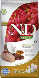 Farmina N&D Quinoa Haut und Fell Pflege Hund Adult Wachtel und Hering Getreidefrei 7 kg – Bild 1 von 1