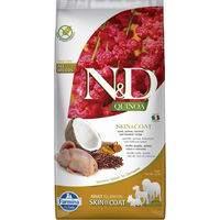 Produktbild von Farmina N&D Quinoa Haut und Fell Pflege Hund Adult Wachtel und Hering Getreidefrei 7 kg