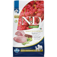 Produktbild von Farmina N&D Quinoa Hund Adult Weight Management Lamm Brokoli Spargel Mittlere und Große Rassen 2,5 kg