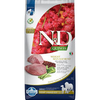 Produktbild von Farmina N&D Quinoa Hundefutter Adult Lamm und Hering Getreidefrei Gewichtskontrolle 7 kg