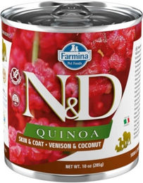 Farmina N&D Quinoa Hundepaté Hirsch und Kokosnuss Adult Hypoallergen Getreidefrei 285 g - 285 g – Bild 1 von 4